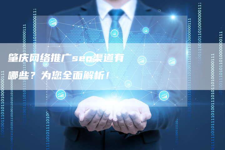 肇庆网络推广seo渠道有哪些？为您全面解析！