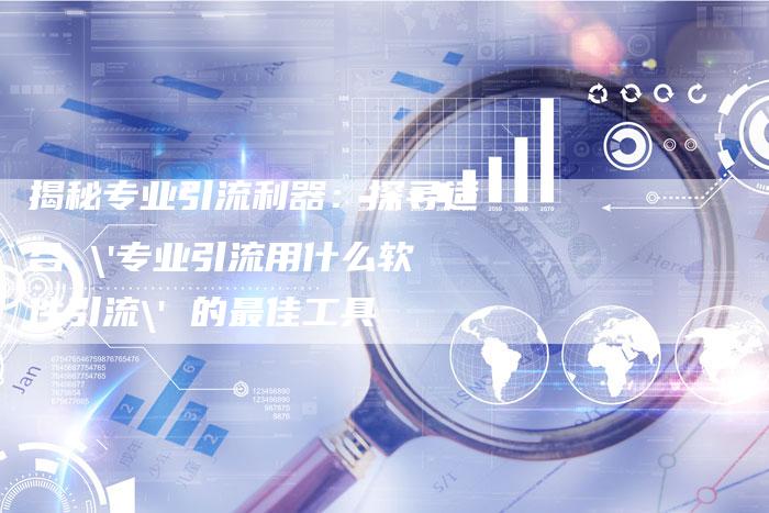 揭秘专业引流利器:探寻适合 '专业引流用什么软件引流' 的最佳工具-链接买卖平台