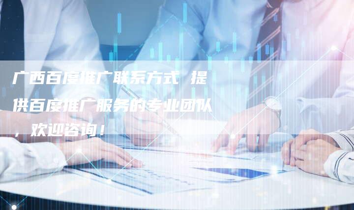广西百度推广联系方式 提供百度推广服务的专业团队,欢迎咨询!-链接买卖平台