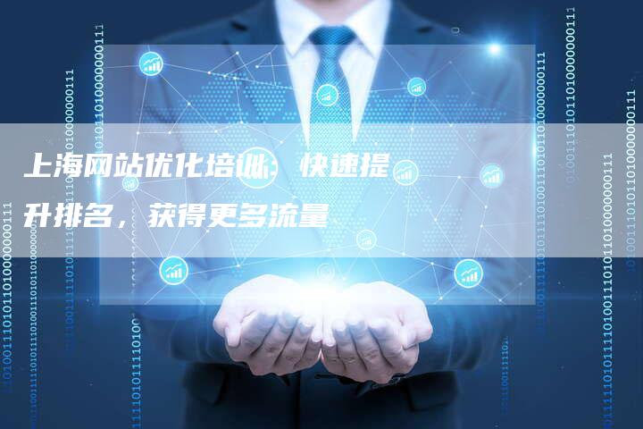 上海网站优化培训：快速提升排名，获得更多流量