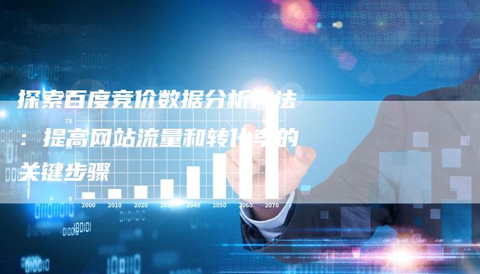 探索百度竞价数据分析方法：提高网站流量和转化率的关键步骤