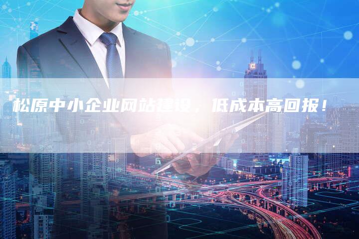 松原中小企业网站建设,低成本高回报!-链接买卖平台