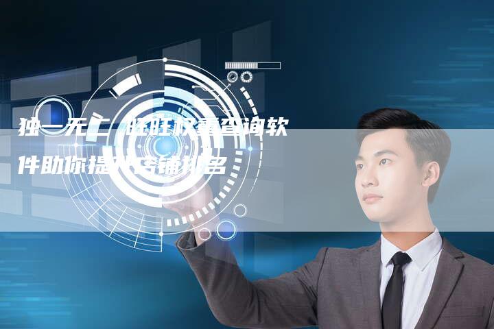 独一无二 旺旺权重查询软件助你提升店铺排名
