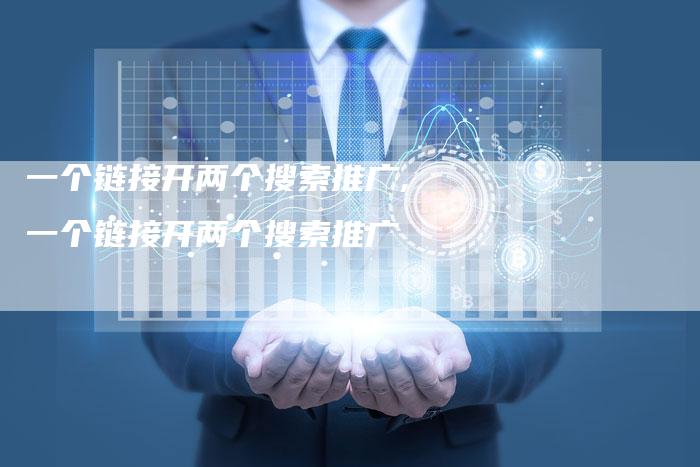 一个链接开两个搜索推广,一个链接开两个搜索推广