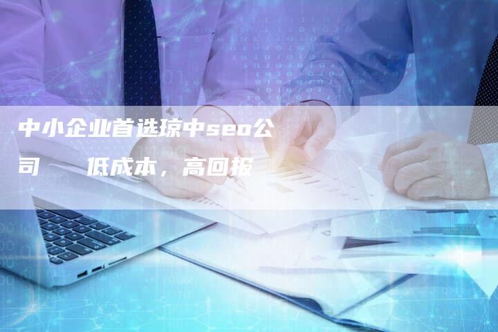 中小企业首选琼中seo公司 低成本,高回报-链接买卖平台