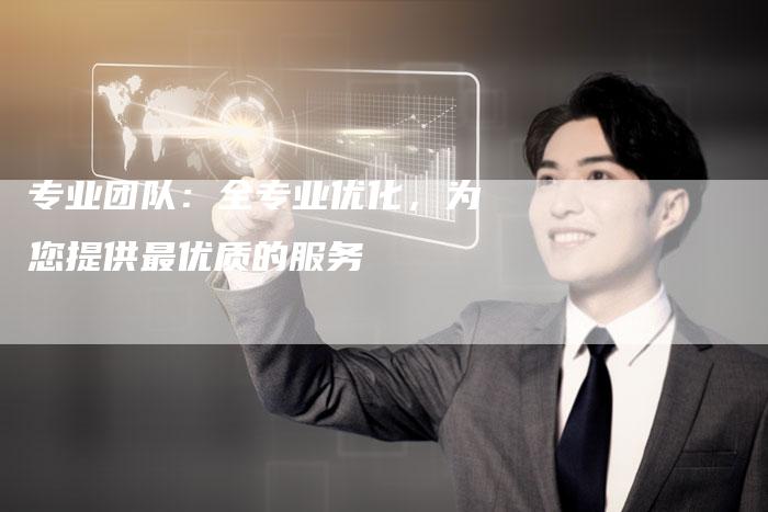 专业团队:全专业优化,为您提供最优质的服务-链接买卖平台