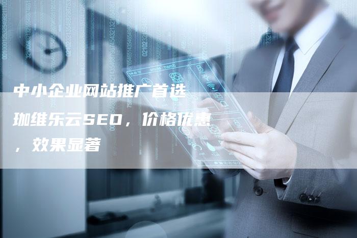 中小企业网站推广首选 珈维乐云SEO,价格优惠,效果显著-链接买卖平台