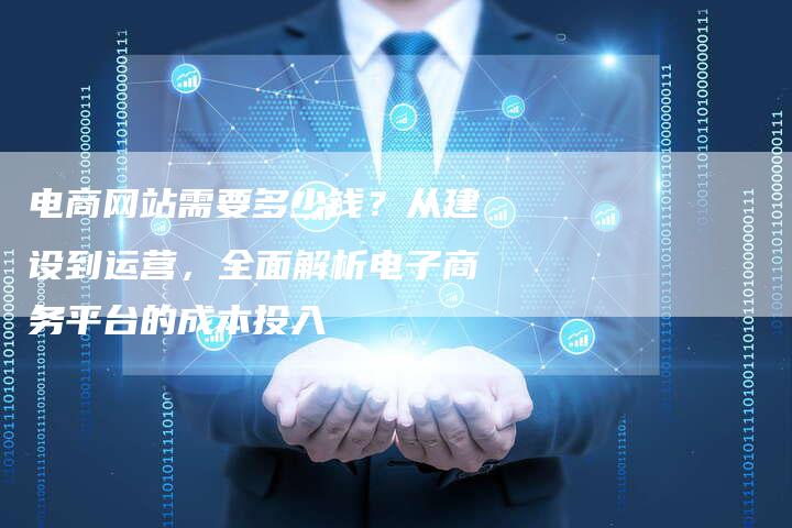 电商网站需要多少钱？从建设到运营，全面解析电子商务平台的成本投入