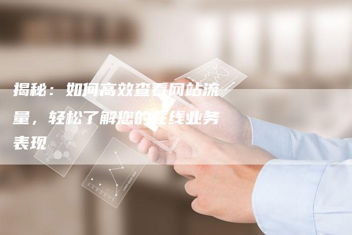 揭秘:如何高效查看网站流量,轻松了解您的在线业务表现-链接买卖平台