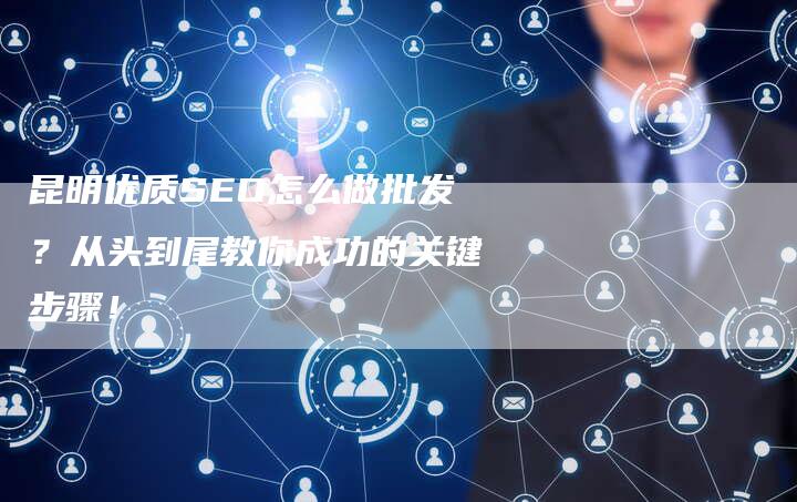 昆明优质SEO怎么做批发？从头到尾教你成功的关键步骤！